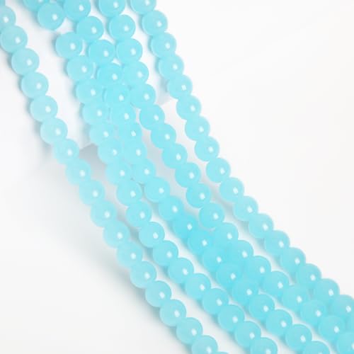 Hearkey Aquablau Perlen Für Armbänder Selber Machen,250pcs 8mm Glasperlen Zum Auffädeln,Lose Perlen Schmuck Bracelet Making Erwachsene,Ohrringe Halskette Geschenke Für Kinder,Freunde Hearkey Aquablau Perlen Für Armbänder Selber Machen,250pcs 8mm Glasperlen Zum Auffädeln,Lose Perlen Schmuck Bracelet Making Erwachsene,Ohrringe Halskette Geschenke Für Kinder,Freunde von Hearkey