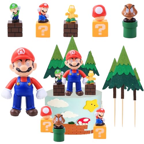 9 Stück Figuren Tortendeko, Super Tortendeko Geburtstag Deko Happy Birthday Tortenaufleger Kuchen Dekoration Geburtstag Party Cake Topper für Mädchen Jungen Kinder 9 Stück Figuren Tortendeko, Super Tortendeko Geburtstag Deko Happy Birthday Tortenaufleger Kuchen Dekoration Geburtstag Party Cake Topper für Mädchen Jungen Kinder von Heartsking