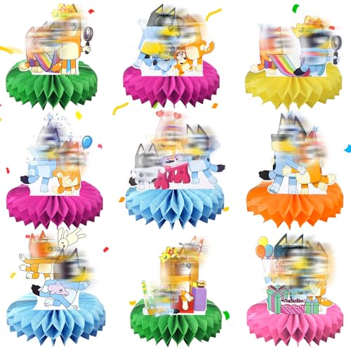 Tischdeko Geburtstag, 9 Stück Cartoon Dog Honeycomb Dekorationen Dekoration Geburtstag Tischdekoration Geburtstag Mädchen Kindergeburtstage Party Tischdeko für Geburtstag Kinder Tischdeko Geburtstag, 9 Stück Cartoon Dog Honeycomb Dekorationen Dekoration Geburtstag Tischdekoration Geburtstag Mädchen Kindergeburtstage Party Tischdeko für Geburtstag Kinder von Heartsking