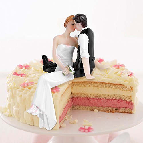 Heaveant Brautpaar Liebespaar Figuren, Tortenfigur Hochzeit, Hochzeitspaar Hochzeit Figur Deko für Hochzeit Verlobung Jahrestag von Heaveant