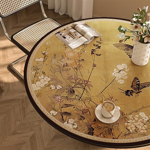 Heavyoff Tischdecke Wasserdicht Abwaschbar Tischschutzfolie PU-Leder Tischunterlage für Runde Tische, Stil 1, 40x40cm Heavyoff Tischdecke Wasserdicht Abwaschbar Tischschutzfolie PU-Leder Tischunterlage für Runde Tische, Stil 1, 40x40cm von Heavyoff