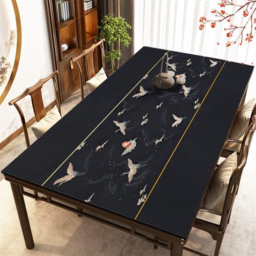 Heavyoff Tischfolie aus PU-Leder Leicht zu reinigende Tischunterlage, Schreibtischschutz rutschfest für Büro, Zuhause, Stil 3, 70x130cm Heavyoff Tischfolie aus PU-Leder Leicht zu reinigende Tischunterlage, Schreibtischschutz rutschfest für Büro, Zuhause, Stil 3, 70x130cm von Heavyoff