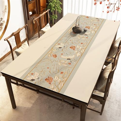 Heavyoff Tischfolie aus PU-Leder Leicht zu reinigende Tischunterlage, Schreibtischschutz rutschfest für Büro, Zuhause, Stil 5, 85x140cm von Heavyoff