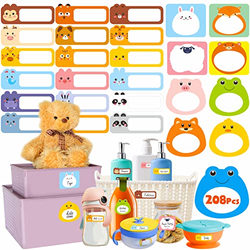 208 PCS Babynahrungsetiketten, 26 entzückende Designs abnehmbare Lebensmittelnamen-Aufkleber selbstklebend, wasser-/öl-/reißfest für Baby-, Kinder-, Kleinkind-Nahrungsbehälter, Wasserflaschen 208 PCS Babynahrungsetiketten, 26 entzückende Designs abnehmbare Lebensmittelnamen-Aufkleber selbstklebend, wasser-/öl-/reißfest für Baby-, Kinder-, Kleinkind-Nahrungsbehälter, Wasserflaschen von Hebayy