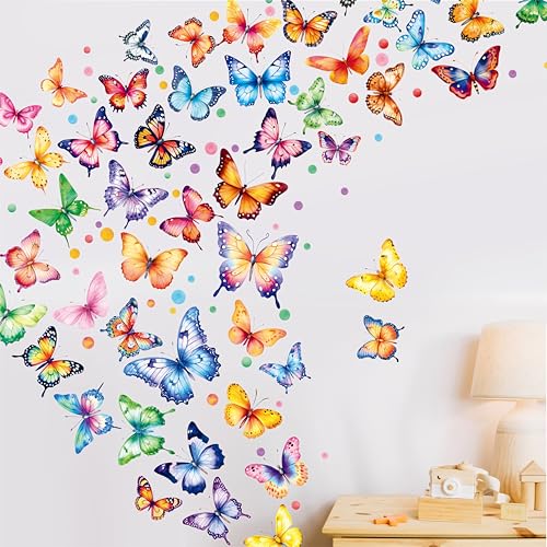 230+ Stück Große Schmetterling-Wandaufkleber, Selbstklebende Vinyl-Schmetterling & Punkt-Aufkleber, Einzigartiges Design, Sicher für Wand, Fenster, Tür, Raumdekoration 230+ Stück Große Schmetterling-Wandaufkleber, Selbstklebende Vinyl-Schmetterling & Punkt-Aufkleber, Einzigartiges Design, Sicher für Wand, Fenster, Tür, Raumdekoration von Hebayy