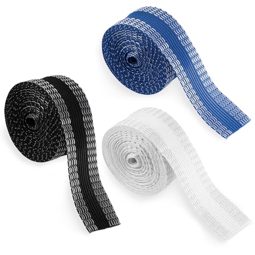 Heclia Saumband für Hosen 3,2 Yard 3 Farben zum Aufbügeln Sofort Saumbänder waschbar ohne Nähen Saumband kanten modifizierte Streifen selbstklebende kürzende Saum Stoffbänder für Jeans Hosen mündung von Heclia