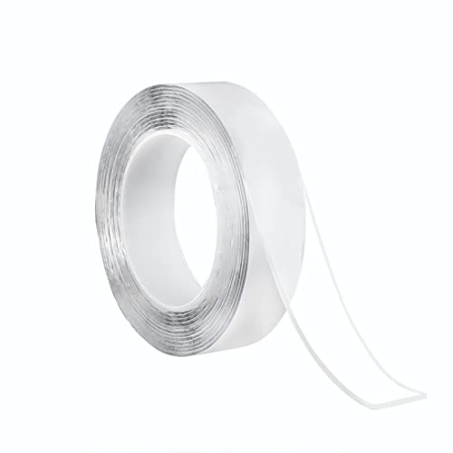 Doppelseitiges Klebeband Extra Stark 3 Meter, Hedontachy Transparentes Abwaschbares Nano Tape, Ablösbar Spurlos Wiederverwendbares Beidseitiges Klebeband für Teppiche, Foto Wand von Hedontachy