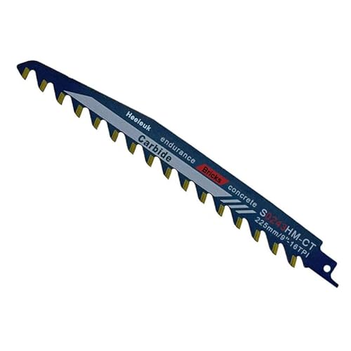 Reciprocating saw blades, Heeieuk carbide saw blade, professional stone saw blades for cutting Ytong stones, wood, red brick, ventilated, brick aerated concrete, cement board (S0243) von Heeieuk