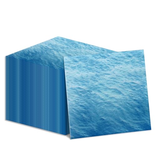 100Pcs Ozean Welle Party Servietten 13 x 13inch blau Papier Servietten Meer Party Supplies Servietten für Strand Ozean Meer Party Geburtstag Baby Dusche unter dem Meer Strand Pool Thema Party 100Pcs Ozean Welle Party Servietten 13 x 13inch blau Papier Servietten Meer Party Supplies Servietten für Strand Ozean Meer Party Geburtstag Baby Dusche unter dem Meer Strand Pool Thema Party von Hegbolke