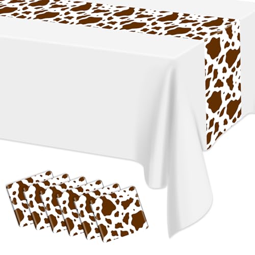 Hegbolke Tischläufer mit Kuhdruck, 35,6 x 274,3 cm, brauner Kuh-Tischläufer, Tischdecke mit Kuh-Druck, Tischdecke, Western-Tischdecke für Geburtstag, Western-Barnyf, Zuhause, Küche, Tischdekorationen Hegbolke Tischläufer mit Kuhdruck, 35,6 x 274,3 cm, brauner Kuh-Tischläufer, Tischdecke mit Kuh-Druck, Tischdecke, Western-Tischdecke für Geburtstag, Western-Barnyf, Zuhause, Küche, Tischdekorationen von Hegbolke