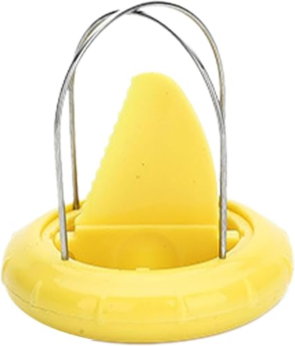 Gelber Kiwi Schäler, 2 in 1 Edelstahl Kiwi Obstschäler Easy Grasp Kiwi Werkzeug Kiwi Cutter für Kiwi, Drachenfrucht usw Reiben, Schäler und Hobel von Hehglng