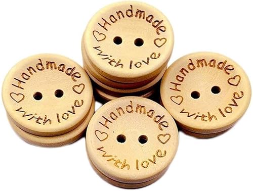 Holzknöpfe mit 2 Löchern, handgefertigt, rund, 2 Löcher, Nähen, Buchstaben, Scrapbooking, für Bastelarbeiten, Hochzeitsdekoration, 15 mm, nützlich und attraktiv, 100 Stück Holzknöpfe mit 2 Löchern, handgefertigt, rund, 2 Löcher, Nähen, Buchstaben, Scrapbooking, für Bastelarbeiten, Hochzeitsdekoration, 15 mm, nützlich und attraktiv, 100 Stück von Hehglng