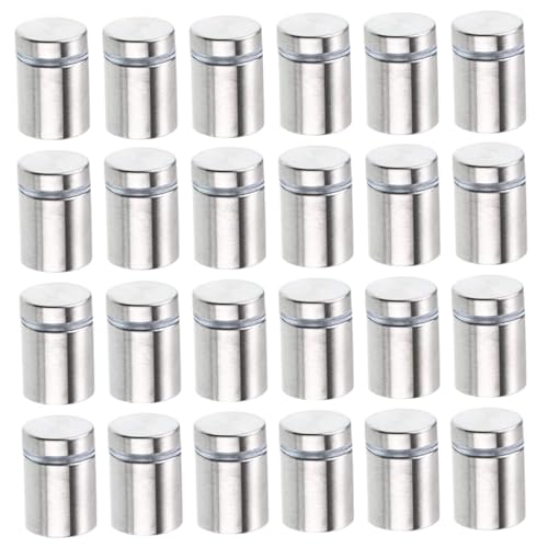 24 -pcs -Abstandsschrauben für Glas/Acryl, 19x25mm Edelstahlschild -Abstandsschrauben mit einstellbar 24 -pcs -Abstandsschrauben für Glas/Acryl, 19x25mm Edelstahlschild -Abstandsschrauben mit einstellbar von Heidouse