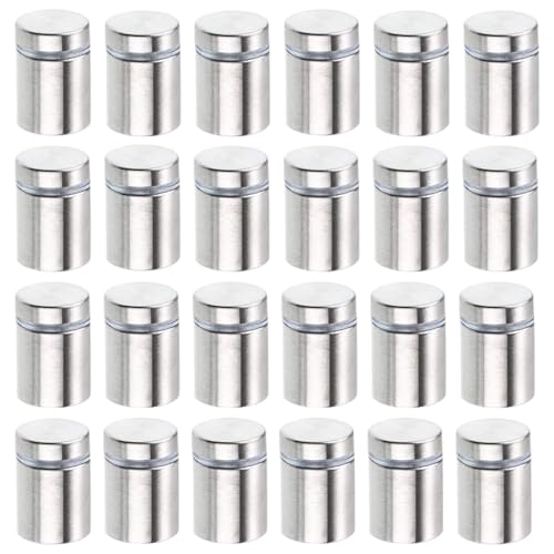 24 -pcs -Abstandsschrauben für Glas/Acryl, 19x25mm Edelstahlschild -Abstandsschrauben mit einstellbar 24 -pcs -Abstandsschrauben für Glas/Acryl, 19x25mm Edelstahlschild -Abstandsschrauben mit einstellbar von Heidouse