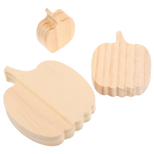 3pcs hölzerne Kürbisse für Handwerks unvollendete Handwerkskürbisse Malbares Holzschild für DIY Craft Harvest Party Home Stufe -Tablett 3pcs hölzerne Kürbisse für Handwerks unvollendete Handwerkskürbisse Malbares Holzschild für DIY Craft Harvest Party Home Stufe -Tablett von Heidouse