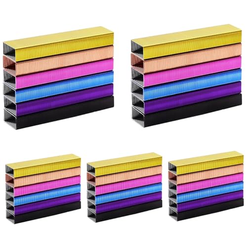 6000 PCS Staples Nachfüllung, 2x0,5 -Zoll -Metallfärben, ideal für Zuhause, Schule, Büro 6000 PCS Staples Nachfüllung, 2x0,5 -Zoll -Metallfärben, ideal für Zuhause, Schule, Büro von Heidouse