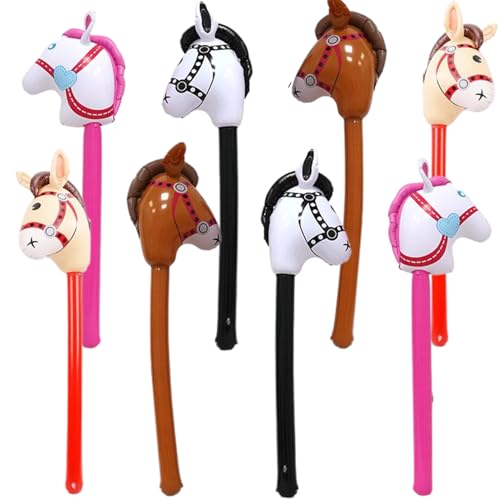 Aufblasbares Stick Pferd 8pcs farbenfrohe weiche und Anti-Leak-PVC-Pferdeballon mit Edge Sealing Design Baby Spielzeug Ballon Stick für Tagsgeburtstagsfeier, Luftballons Aufblasbares Stick Pferd 8pcs farbenfrohe weiche und Anti-Leak-PVC-Pferdeballon mit Edge Sealing Design Baby Spielzeug Ballon Stick für Tagsgeburtstagsfeier, Luftballons von Heidouse