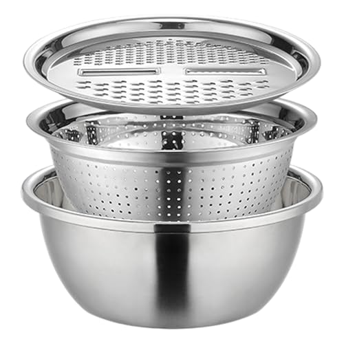 Heidouse Edelstahl -Set, 3pcs/Set 10 Dia..Reifenschale, Edelstahlbecken zum Waschen, Spülen, Zerkleinern, Küchenwerkzeuge Gadgets Heidouse Edelstahl -Set, 3pcs/Set 10 Dia..Reifenschale, Edelstahlbecken zum Waschen, Spülen, Zerkleinern, Küchenwerkzeuge Gadgets von Heidouse