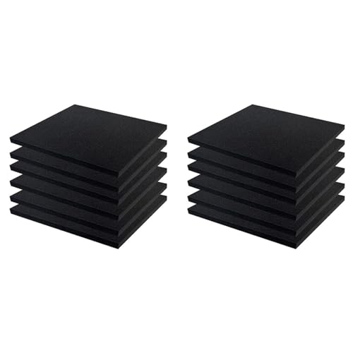 Heiikiuy 12 Stück Polyurethan-Schaumstoff-Pads für Verpackungsboxen, Werkzeugkasten, Schaumstoff-Pads für Schneidarbeiten, 40 x 30 x 3 cm Heiikiuy 12 Stück Polyurethan-Schaumstoff-Pads für Verpackungsboxen, Werkzeugkasten, Schaumstoff-Pads für Schneidarbeiten, 40 x 30 x 3 cm von Heiikiuy