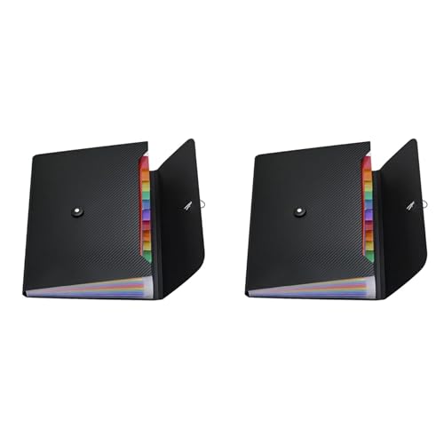 Heiikiuy 2 x erweiterbarer Aktenordner, 13 Taschen, Quittungsmappe aus Papier, A4, für Klassenzimmer, Zuhause Heiikiuy 2 x erweiterbarer Aktenordner, 13 Taschen, Quittungsmappe aus Papier, A4, für Klassenzimmer, Zuhause von Heiikiuy