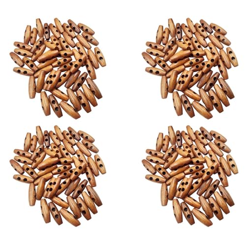Heiikiuy 200 Stuecke Olive Form Holzschalter Tasten 2 Loecher Naeharbeit Tasten Fuer Kleidung Dekoration Heiikiuy 200 Stuecke Olive Form Holzschalter Tasten 2 Loecher Naeharbeit Tasten Fuer Kleidung Dekoration von Heiikiuy