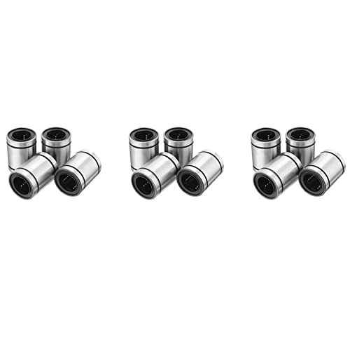 Heiikiuy LM20UU 12 Stück 20 x 32 x 42 mm Linearbewegungs-Kugellager, doppelseitige Gummidichtung Heiikiuy LM20UU 12 Stück 20 x 32 x 42 mm Linearbewegungs-Kugellager, doppelseitige Gummidichtung von Heiikiuy