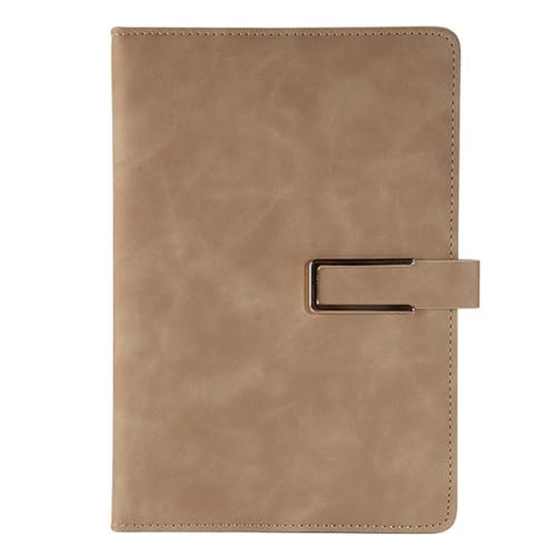Heiikiuy Retro A5 Notizbuch, weich, U-Form, Magnetschnalle, Business-Büro, Tagebuch, Notizbuch, Khaki Heiikiuy Retro A5 Notizbuch, weich, U-Form, Magnetschnalle, Business-Büro, Tagebuch, Notizbuch, Khaki von Heiikiuy