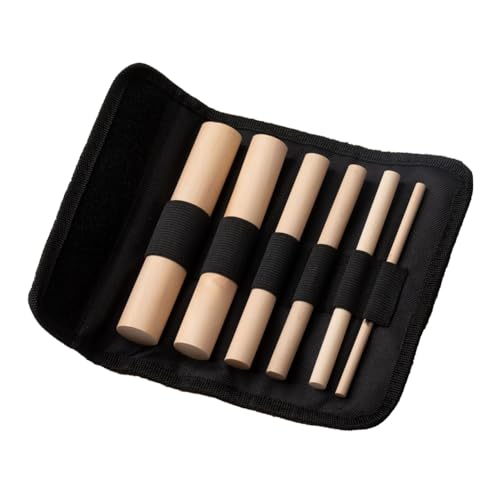Heiikiuy Set mit 6 Holzdornen von 1/4 bis 1 Zoll für Bastelarbeiten, zum Formen von Draht, Holzstäbe und Schnellwicklungszubehör. Heiikiuy Set mit 6 Holzdornen von 1/4 bis 1 Zoll für Bastelarbeiten, zum Formen von Draht, Holzstäbe und Schnellwicklungszubehör. von Heiikiuy