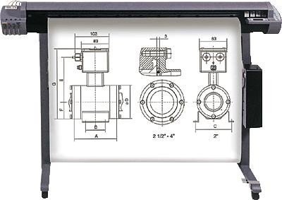 "Heipa InkJet CAD Plotter-Papiere/F725960 91,4cm x 50m x 2"" weiß 80 g/qm" von Heipa