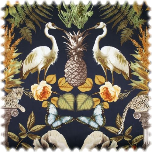Samt Velours Möbelstoff Fantasy Garden mit Fleckschutz Samt Velours Möbelstoff Fantasy Garden mit Fleckschutz von Heiro