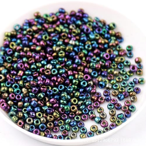 Metallfarbene Glas-Rocailles, verschiedene Größen, 1,5/2/3/4 mm, vergoldet, Spacer, tschechische Glasperlen für Schmuckherstellung, DIY-Zubehör, 10–600 Stück Metallfarbene Glas-Rocailles, verschiedene Größen, 1,5/2/3/4 mm, vergoldet, Spacer, tschechische Glasperlen für Schmuckherstellung, DIY-Zubehör, 10–600 Stück von Hekdi