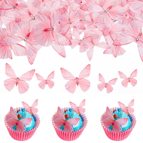 72 Stück Cupcake Topper Schmetterlinge Deko Kuchendekoration Rosa Schmetterling Tortendeko Kuchen Deko Geburtstag Kristall Schmetterlings Cupcake Kuchen für Geburtstag Babyparty Hochzeit 72 Stück Cupcake Topper Schmetterlinge Deko Kuchendekoration Rosa Schmetterling Tortendeko Kuchen Deko Geburtstag Kristall Schmetterlings Cupcake Kuchen für Geburtstag Babyparty Hochzeit von HekouJiub