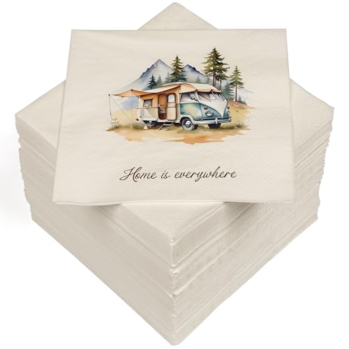 HEKU 100 Servietten, 3-lagig, 33x33cm, Home is everywhere I Saugstark und praktisch verpackt I Breite Auswahl I Ideal für besondere Anlässe HEKU 100 Servietten, 3-lagig, 33x33cm, Home is everywhere I Saugstark und praktisch verpackt I Breite Auswahl I Ideal für besondere Anlässe von Heku