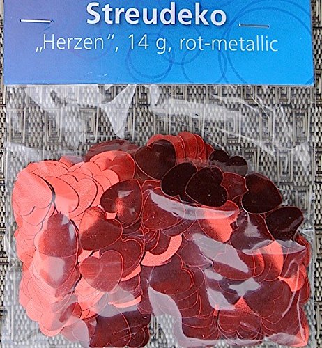 HEKU 725 Tischstreu Tischkonfetti Streudeko 14g. metallic , Motiv:Herzen 12mm HEKU 725 Tischstreu Tischkonfetti Streudeko 14g. metallic , Motiv:Herzen 12mm von Heku