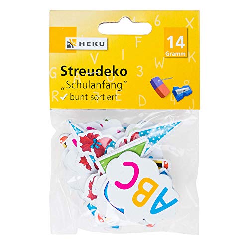 Heku 747-61 - Streudeko Schulanfang, 14g, Dekoration, Konfetti, 1. Schultag, Schulstart Heku 747-61 - Streudeko Schulanfang, 14g, Dekoration, Konfetti, 1. Schultag, Schulstart von Heku