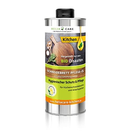 HeliaCARE Schneidebrett Balsam - BIO Holzwachs - Bienenwachs Holzpflege aus Deutschland - Holzbalsam für Schneidebretter - Farb- und geruchlose Holzpolitur (2x50ml) von HeliaCARE