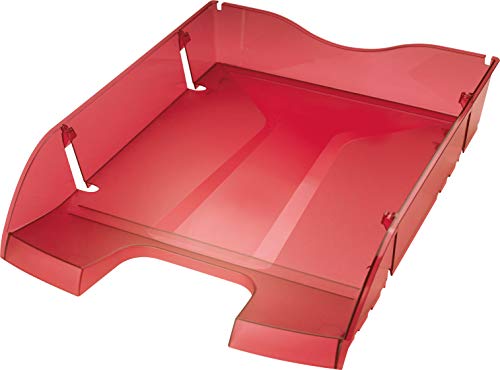 helit H2363520 - PET-Briefablage „the green deck“, DIN A4-C4, rot transparent helit H2363520 - PET-Briefablage „the green deck“, DIN A4-C4, rot transparent von Helit