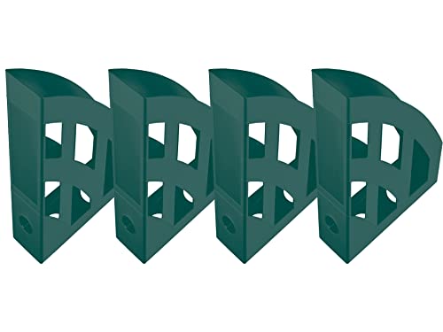 helit H2661052 - Stehsammler „the green bridge“, DIN A4-C4, aus Recycling-Kunststoff Blauer Engel zertifiziert, grün, 4 Stück helit H2661052 - Stehsammler „the green bridge“, DIN A4-C4, aus Recycling-Kunststoff Blauer Engel zertifiziert, grün, 4 Stück von Helit