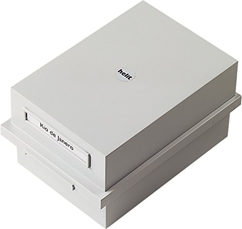 helit H6212282 - Karteikarten Box „the admin“ DIN A6 quer, inkl. Schwenkstütze, Karteikasten lichtgrau helit H6212282 - Karteikarten Box „the admin“ DIN A6 quer, inkl. Schwenkstütze, Karteikasten lichtgrau von Helit