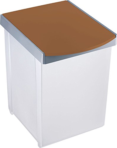 Helit H6400073 Wertstoffsammelbox mit Deckel, 20 L, grau/Deckel braun Helit H6400073 Wertstoffsammelbox mit Deckel, 20 L, grau/Deckel braun von Helit