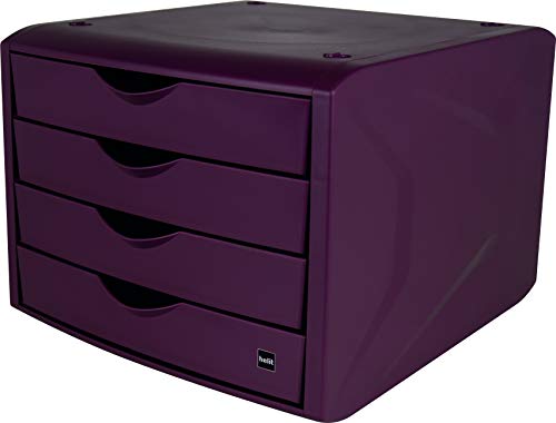 helit H6429525 - Schubladenbox „the green chameleon“, aus Recycling-Kunststoff Blauer Engel zertifiziert, bordeaux-rot, 1 Stück helit H6429525 - Schubladenbox „the green chameleon“, aus Recycling-Kunststoff Blauer Engel zertifiziert, bordeaux-rot, 1 Stück von Helit