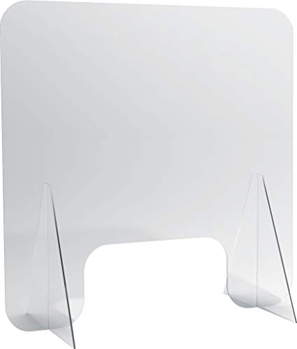 Helit H6816002 - Hygieneschutzschild „the guard“, 3er Pack, 60 x 60 cm, Acryl, glasklar von Helit