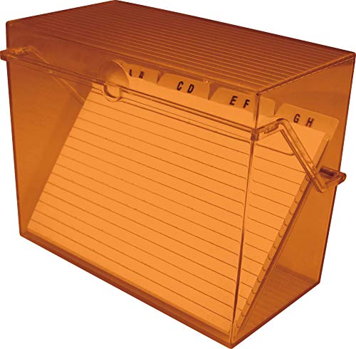 Helit H6904840 - Kleinkartei „the index“, DIN A8, quer, orange transluzent, 1 Stück Helit H6904840 - Kleinkartei „the index“, DIN A8, quer, orange transluzent, 1 Stück von Helit