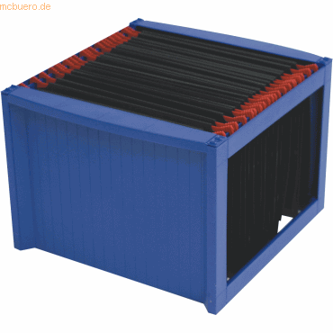 Helit Hängemappenbox 36x38x27,2cm blau/blau von Helit