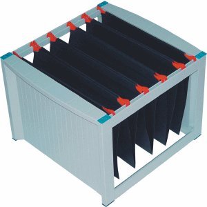 Helit Hängemappenbox 36x38x27,2cm grau/blau von Helit