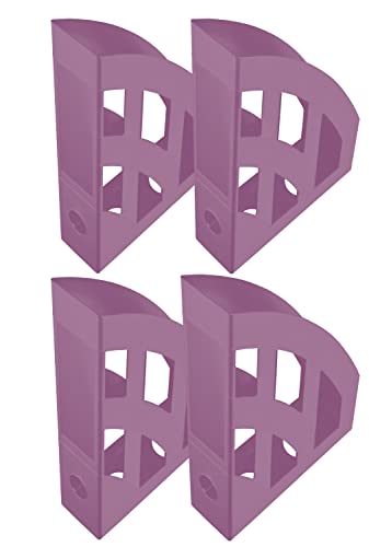 helit H2661028 - Stehsammler the green bridge, DIN A4-C4, 4 Stück, pink, Dokumentenablage aus recyceltem Kunststoff, Blauer Engel zertifiziert helit H2661028 - Stehsammler the green bridge, DIN A4-C4, 4 Stück, pink, Dokumentenablage aus recyceltem Kunststoff, Blauer Engel zertifiziert von Helit