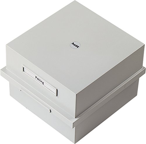 helit H6212082 - Karteikarten Box „the admin“ DIN A5 quer, inkl. Schwenkstütze, Karteikasten lichtgrau helit H6212082 - Karteikarten Box „the admin“ DIN A5 quer, inkl. Schwenkstütze, Karteikasten lichtgrau von Helit