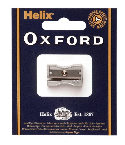 Helix Oxford Bleistiftspitzer aus Metall mit einem Loch von Helix