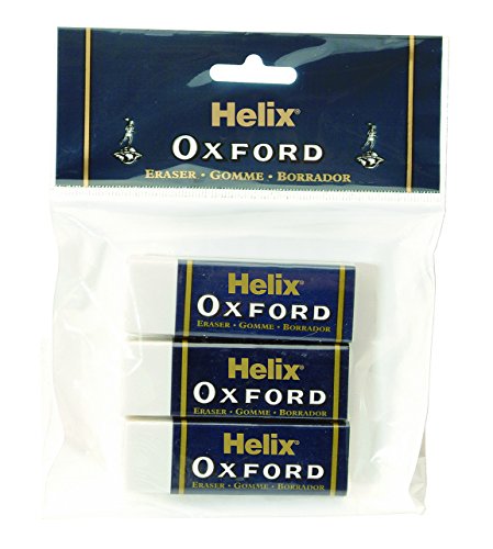 Oxford Radierer von Helix groß Schutzhülle aus Pappe LARGE 3 PACK Oxford Radierer von Helix groß Schutzhülle aus Pappe LARGE 3 PACK von Helix