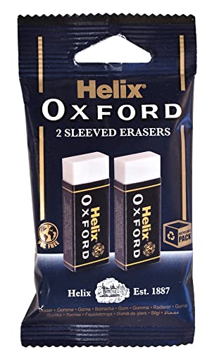 Oxford Radierer von Helix groß Schutzhülle aus Pappe Radierer LARGE 2 PACK Oxford Radierer von Helix groß Schutzhülle aus Pappe Radierer LARGE 2 PACK von Helix